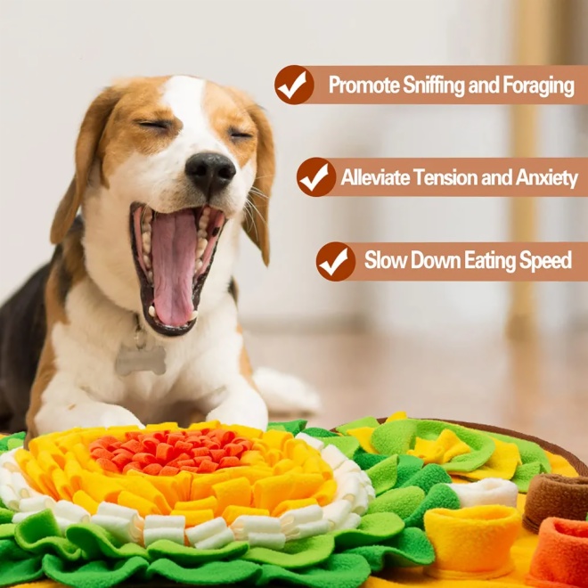 Pet Snuffle Floral Mat