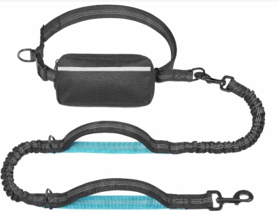 Dog Leash with Zipper Pouch