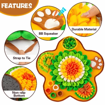 Pet Snuffle Floral Mat