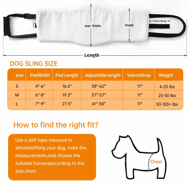 Dog Lift Harness