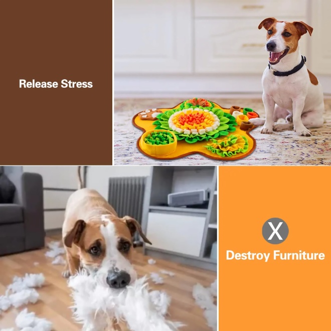 Pet Snuffle Floral Mat