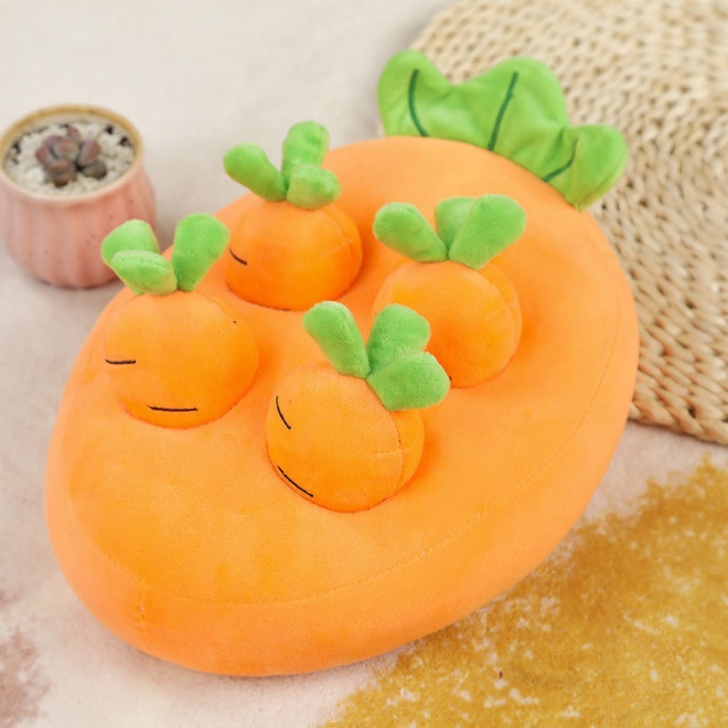 Interactive Dog Toys Carrot Farm
