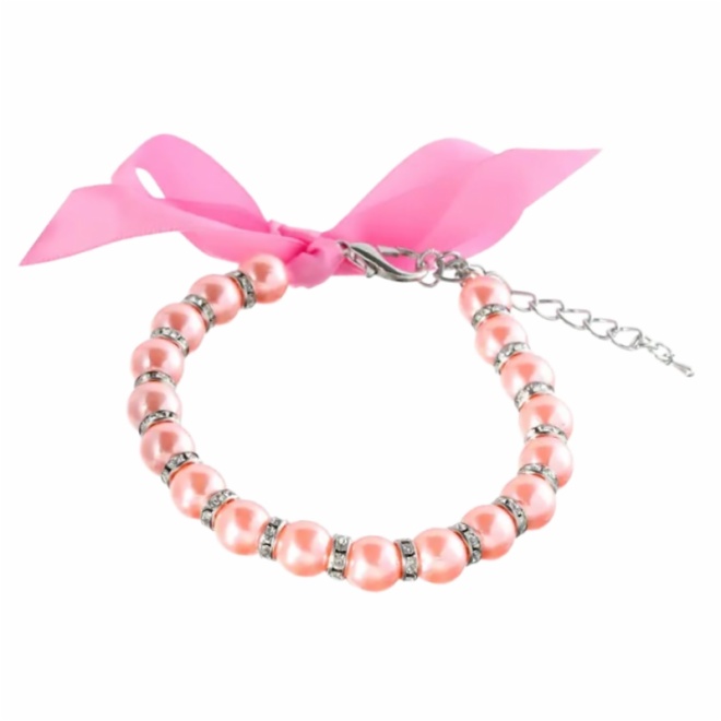Diamond Dog Pearls Necklace