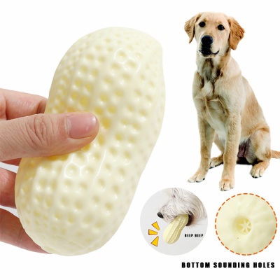 Squeaky Dog Chew Toys - peanut