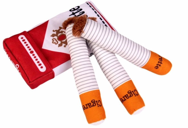 Cigarette Dog Toy
