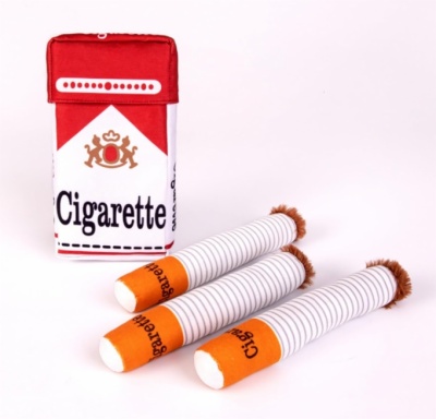 Cigarette Dog Toy