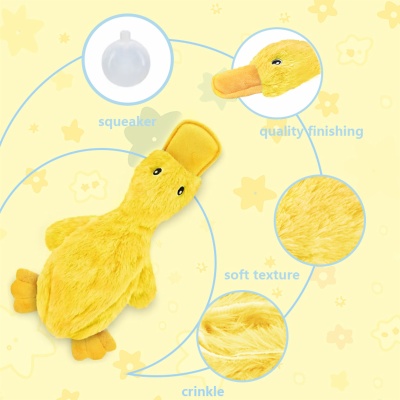 Squeaky Plush Duck