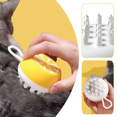 Silicone pet brush